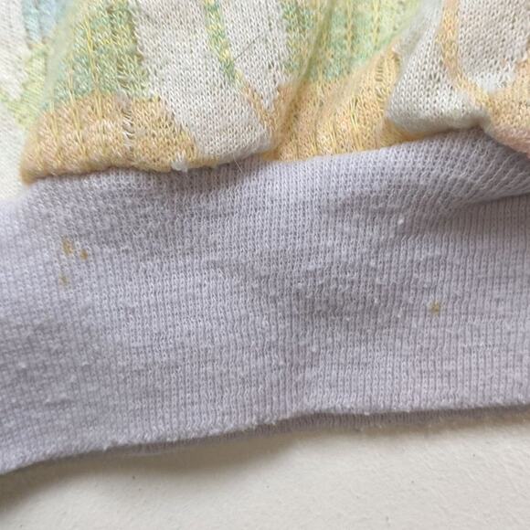 Vintage Randy Shirt Girls Size 3T Rainbow Pastel Slub Short Sleeve - Picture 5 of 5